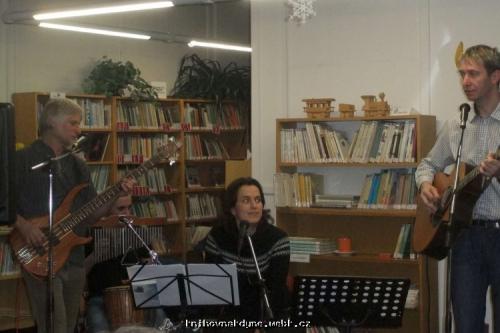 Kapela Bohumila Nováka v knihovně - Vánoční koncert